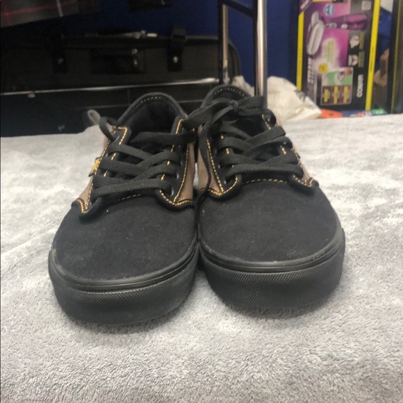 Vans Black and Tan Atwood Sneakers with Classic Skate Design - Picture 3 of 5